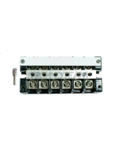 Terminal block 600VAC/DC 12 poles with SC bars
