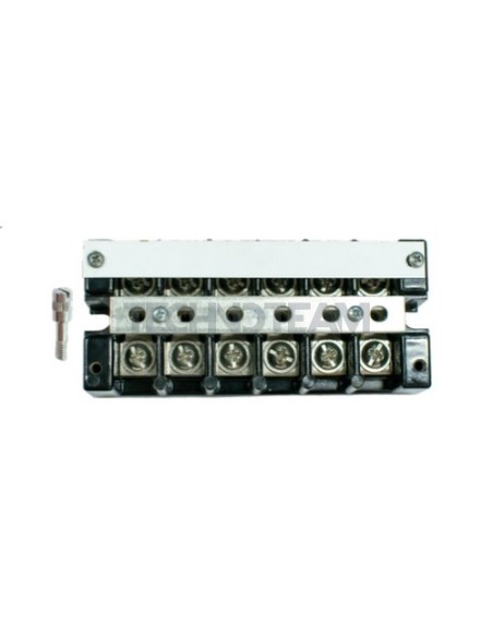 Terminal block 600VAC/DC 12 poles with SC bars