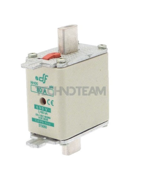 Fuse NH00 aM 690V double indicator 63A