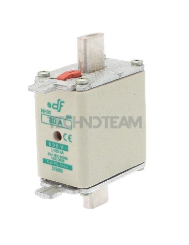 Fusibile NH00 aM 500V doppio indicatore 125A