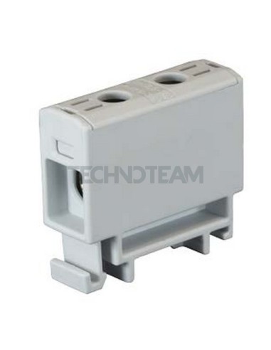 Distrib. Block 1pole IN(1x35mm2) OUT(1x35mm2) grey