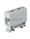 Blocco di distrib 1polo IN(1x35mm2) OUT(1x35mm2) giallo-ver