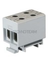 Blocco di distrib. UL 1polo IN:2x(50mm2) OUT:2x(50mm2) grigi