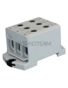Distrib block 1pole IN:3x(50mm2) OUT:3x(50mm2) Grey