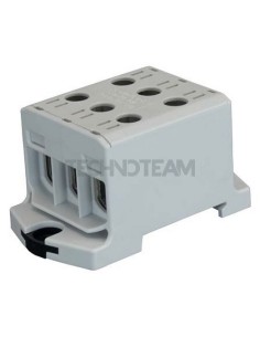 Blocco di distrib. 1polo IN:3x(50mm2) OUT:3x(50mm2) Blu
