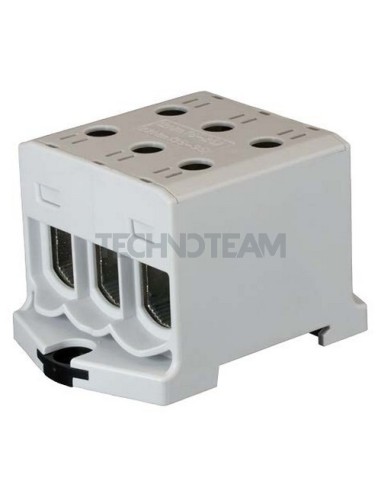 Blocco di distrib. 1polo IN:3x(95mm2) OUT:3x(95mm2) grigio