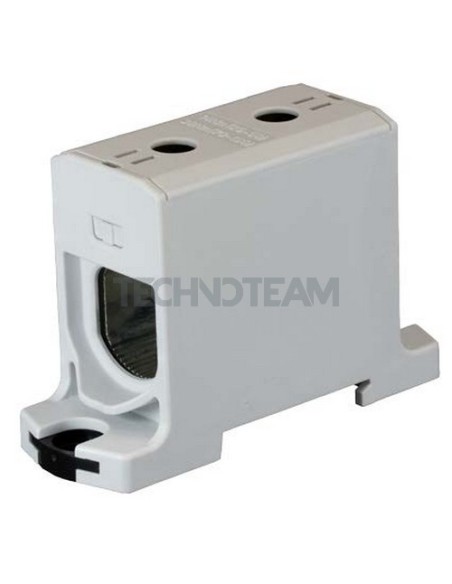 Blocco di distrib. 1polo IN:1x(150mm2) OUT:1x(150mm2) blu