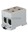 Blocco di distrib. 1polo IN:2x(240mm2) OUT:2x(240mm2) grig
