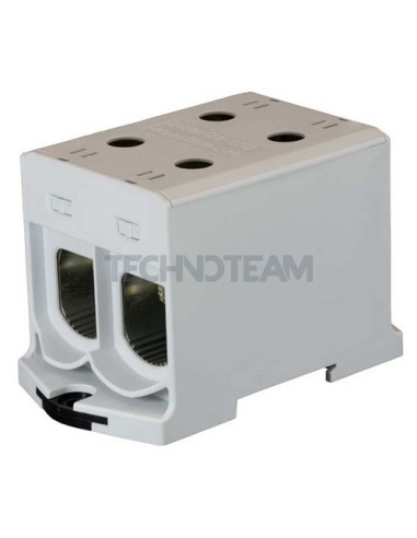 Blocco di distrib. 1polo IN:2x(240mm2) OUT:2x(240mm2) blu