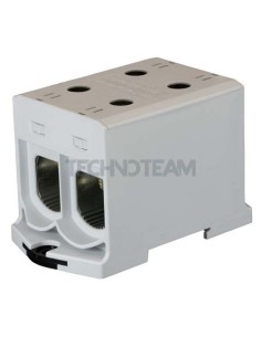 Blocco di distrib. 1polo IN:2x(240mm2) OUT:2x(240mm2) G/V