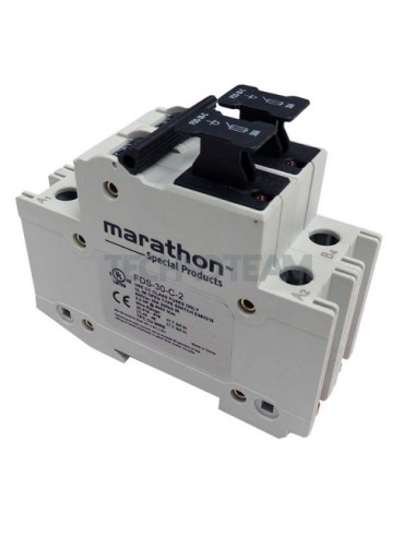 Portafusibile con interrutore 600VAC 2 poli 30A