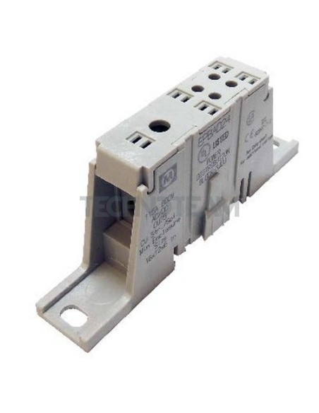 Blocco di distrib. 1polo IN:1x(35mm2) OUT:4x(6mm2) grigio