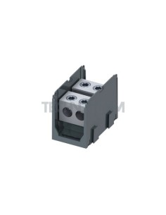 Distrib. block 1pole IN:2x(300mm2) OUT:2x(300mm2)