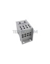 Distrib. block 1poles IN:2x(240mm2) OUT:8x(67mm2) grey
