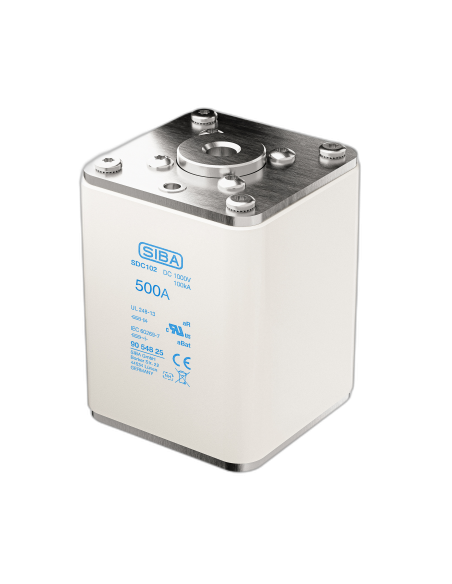 Fuse SQB2 screw M10 aR/aBat 1000VDC 500A