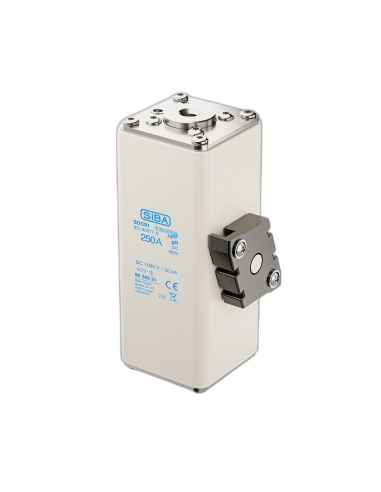 Fusibile SQB-DC91 gR 900VDC vite M8 con aggancio micro 160A