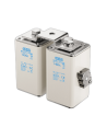 Fusibile 2x SQB-DC93 gR 900VDC vite M12 aggancio micro 1100A