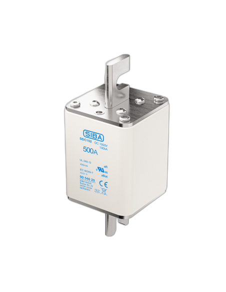 Fusibile SQB2 110mm aR/aBat 1000VDC 500A