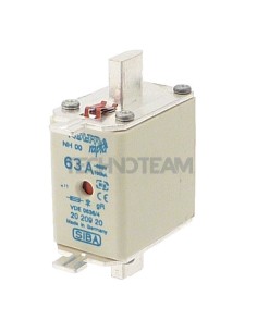 Fusibile NH00 aR 690V indicatore superiore 125A