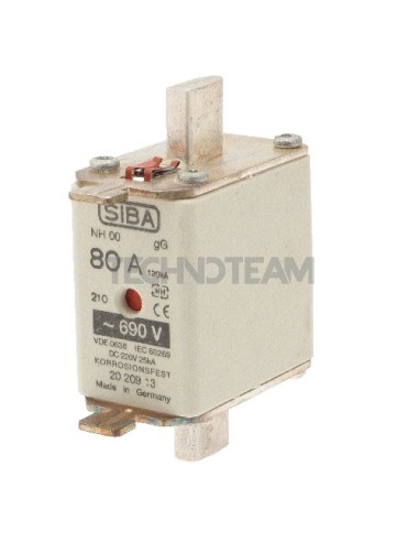 Fusibile NH00 gG 690V doppio indicatore 125A