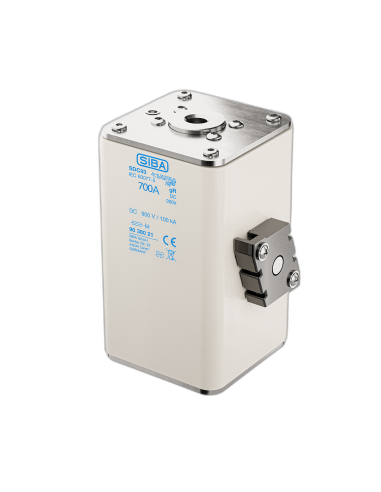 Fuse SQB-DC93 gR 900VDC screw M12 with switch adapter 630A