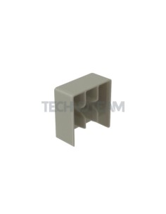Tappo grigio per sbarre a pettine 3poli sezione10/16mm2