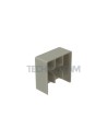 Tappo grigio per sbarre a pettine 3poli sezione10/16mm2