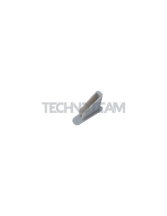 Tappo grigio per sbarre a pettine 1polo sezione10/16/20mm2