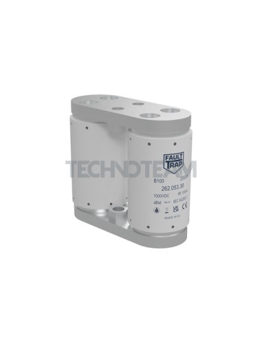B100 - Fuse 1000VDC aBat double body 1250A - Silver Plated