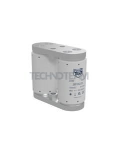 B100 - Fuse 1000VDC aBat doppio corpo 1600A - Silver Plated