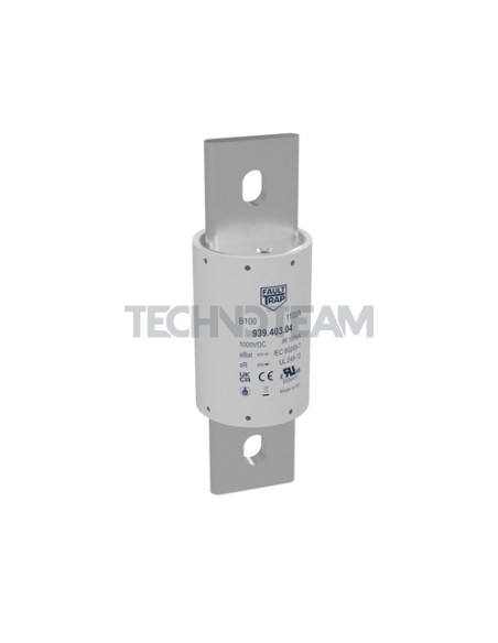 B100 - Fuse 1000VDC aBat 750A - 152,7mm - Silver Plated