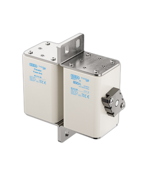 Fusibile 2x SQB2 aR 1000V/1200VDC con indicatore 500A