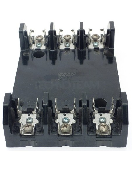 Base portafusibile 30A 600V 3poli UL-CSA