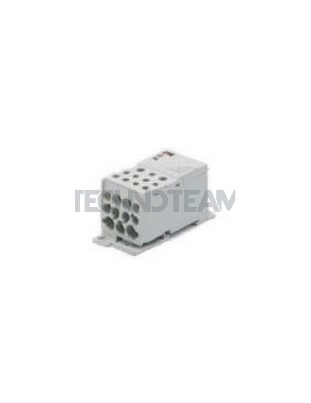 Block 1pole IN:1x(120mm2) OUT:2x(35mm2)5x(16mm2)4x(10mm2)Cu