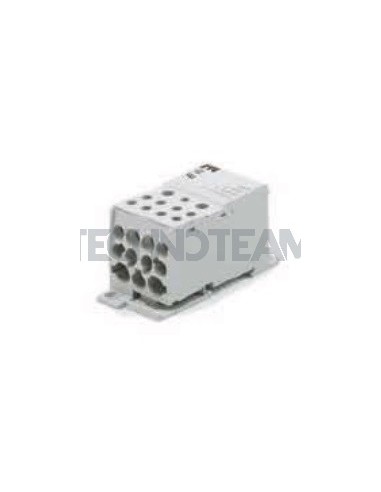 Block 1pole IN:1x(185mm2) OUT:2x(35mm2)5x(16mm2)4x(10mm2)Cu