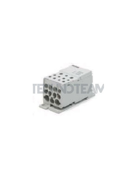 Block 1pole IN:1x(24x6mm) OUT:2x(35mm2)5x(16mm2)4x(10mm2)Cu