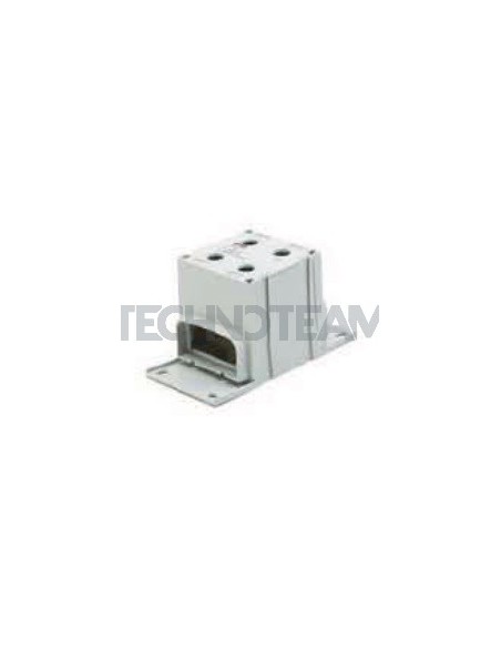 Blocco di distribuz.1polo IN:1x(240mm2) OUT:2x(240mm2) Al