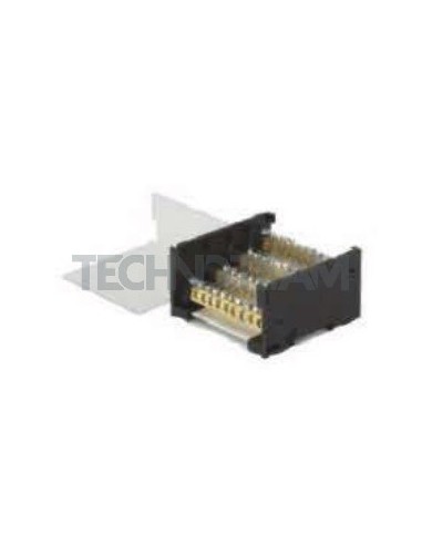 Distribution block 4poles 4x[IN:1x(16mm2) OUT:8x(10mm2)] Cu