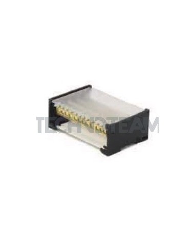 Blocco di distribuz.4poli 4x[IN:2x(35mm2) OUT:10x(16mm2)] Cu