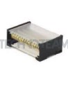 Blocco di distribuz.4poli 4x[IN:2x(35mm2) OUT:10x(16mm2)] Cu