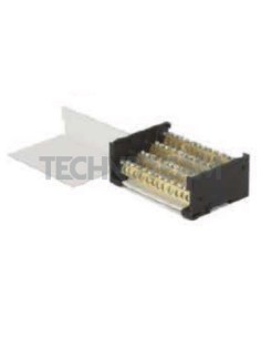 Blocco di distribuz.4poli 4x[IN:2x(35mm2) OUT:10x(16mm2)] Cu 2