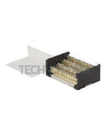 Blocco di distribuz.4poli 4x[IN:2x(35mm2) OUT:10x(16mm2)] Cu