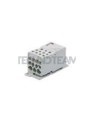 Block 1pole IN:1x(120mm2) OUT:2x(35mm2)5x(16mm2)4x(10mm2)Al