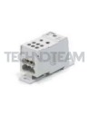 Blocco di distribuz.1polo IN:1x(10-70mm2) OUT:6x(2,5-25mm2)