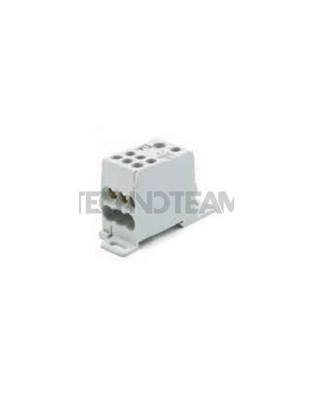 Distrub.block 1pole IN:1x(35mm2)1x(16mm2) OUT:6x(16mm2) Al