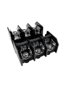 Fuse holder open type 600V CC 3P 30A screw connection