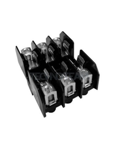 Fuse holder open type 600V midget 1P 30A box cage connection