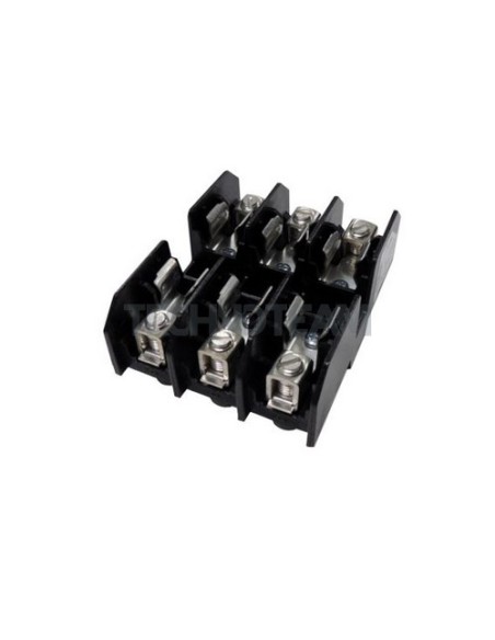 Base porta fusibile 600V midget 3P 30A box cage connection