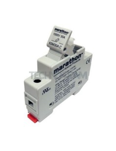 Fuse holder modular midget 600V 1P 30A