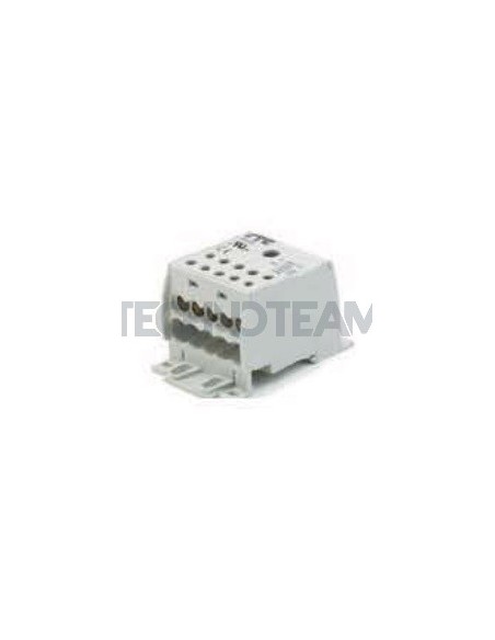 Blocco di distribuz.1polo IN:1x(35mm2) OUT:10x(16mm2) Al
